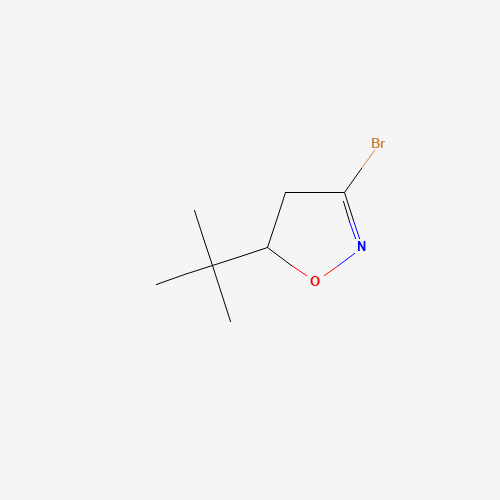 3-Bromo-5-tert-butyl-4,5-dihydroisoxazole (CAS: 128464-85-7) - Related Chemical Product