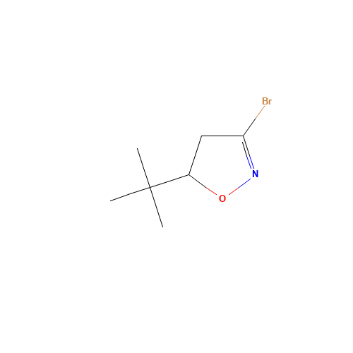 3-Bromo-5-tert-butyl-4,5-dihydroisoxazole (CAS: 128464-85-7) - Related Chemical Product