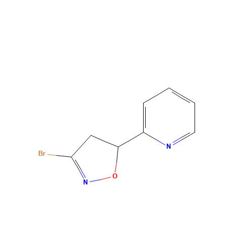 2-(3-Bromo-4,5-dihydroisoxazol-5-yl)pyridine (CAS: 1120215-06-6) - Related Chemical Product