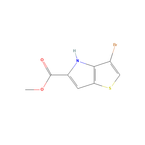3-Bromo-4H-thieno[3,2-b]pyrrole-5-carboxylic acid methyl ester (CAS: 1105187-36-7) - Related Chemical Product