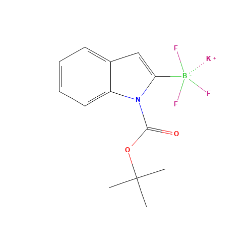 Potassium [1-(tert-Butoxycarbonyl)-1H-indole-2-yl]trifluoroborate (CAS: 945493-51-6) - Related Chemical Product