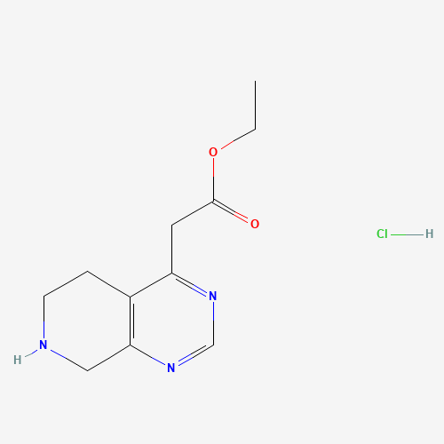 Ethyl 2-(5,6,7,8-tetrahydropyrido[3,4-d]pyrimidin-4-yl)acetate hydrochloride (CAS: 1187830-52-9) - Related Chemical Product