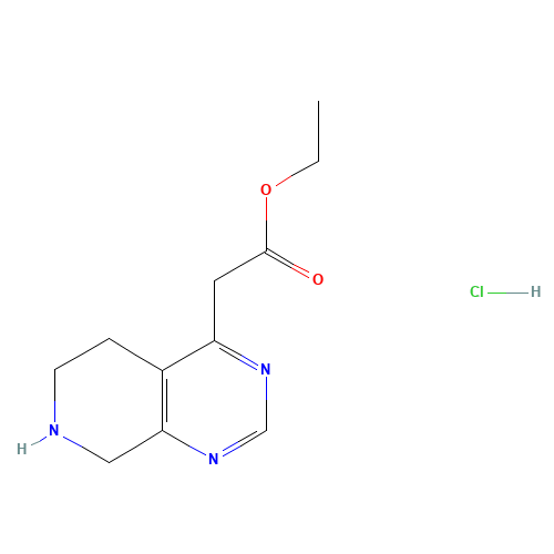 Ethyl 2-(5,6,7,8-tetrahydropyrido[3,4-d]pyrimidin-4-yl)acetate hydrochloride (CAS: 1187830-52-9) - Related Chemical Product