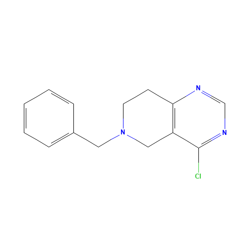 6-Benzyl-4-chloro-5,6,7,8-tetrahydropyrido[4,3-d]pyrimidine (CAS: 914612-23-0) - Related Chemical Product