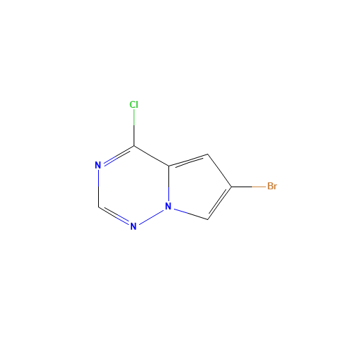 6-Bromo-4-chloropyrrolo[1,2-f][1,2,4]triazine (CAS: 916420-30-9) - Related Chemical Product