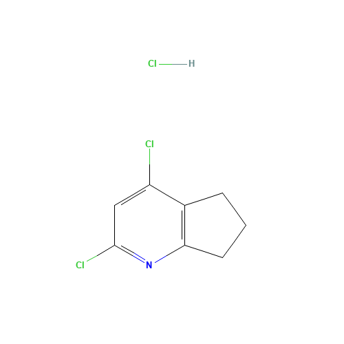 2,4-Dichloro-6,7-dihydro-5H-cyclopenta[b]pyridine hydrochloride (CAS: 1187830-87-0) - Related Chemical Product