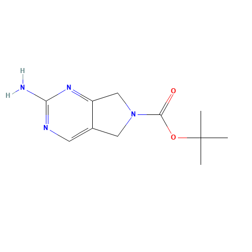 tert-Butyl 2-amino-5H-pyrrolo[3,4-d]pyrimidine-6(7H)-carboxylate (CAS: 1105187-42-5) - Related Chemical Product