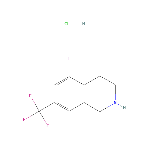 7-(Trifluoromethyl)-1,2,3,4-tetrahydro-5-iodoisoquinoline hydrochloride (CAS: 1187830-65-4) - Related Chemical Product