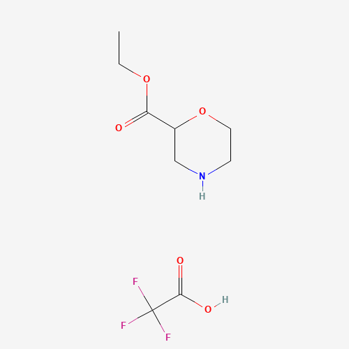 Ethyl morpholine-2-carboxylate trifluoroacetic acid (CAS: 1111640-52-8) - Related Chemical Product