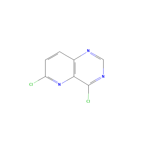 4,6-Dichloropyrido[3,2-d]pyrimidine (CAS: 175358-02-8) - Chemical Structure and Molecular Formula 