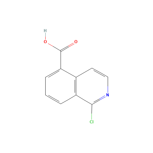 1-Chloroisoquinoline-5-carboxylic acid (CAS: 223671-71-4) - Chemical Structure and Molecular Formula 