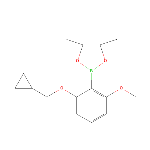 2-Cyclopropylmethoxy-6-methoxyphenylboronic acid pinacol ester (CAS: 1204580-89-1) - Related Chemical Product