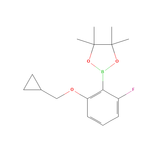 2-Cyclopropylmethoxy-6-fluorophenylboronic acid pinacol ester (CAS: 1204580-88-0) - Related Chemical Product