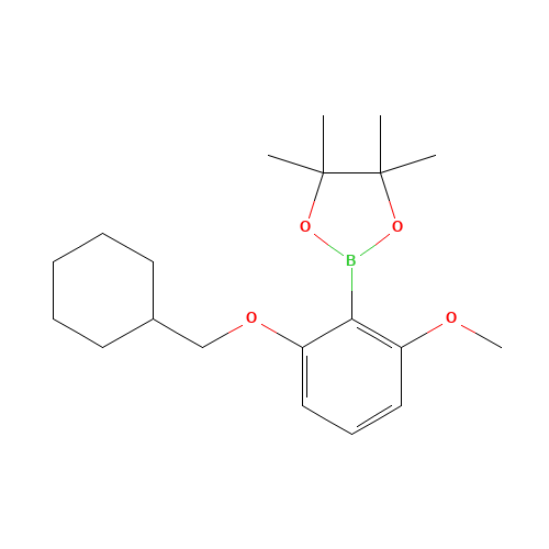 2-Cyclohexylmethoxy-6-methoxyphenylboronic acid pinacol ester (CAS: 1204580-87-9) - Related Chemical Product
