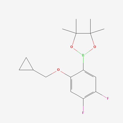 2-Cyclopropylmethoxy-4,5-difluorophenylboronic acid pinacol ester (CAS: 1245816-08-3) - Related Chemical Product