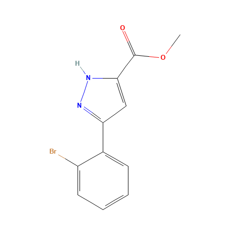 Methyl 5-(2-bromophenyl)-1H-pyrazole-3-carboxylate (CAS: 1035235-11-0) - Related Chemical Product