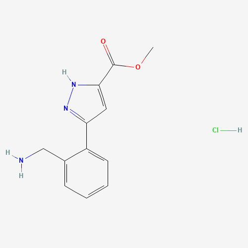 Methyl 5-(2-(aminomethyl)phenyl)-1H-pyrazole-3-carboxylate  hydrochloride (CAS: 1204580-90-4) - Related Chemical Product