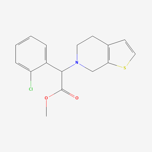 Methyl 2-(2-chlorophenyl)-2-(4,5-dihydrothieno-[2,3-c]pyridin-6(7H)-yl)acetate (CAS: 144457-43-2) - Related Chemical Product