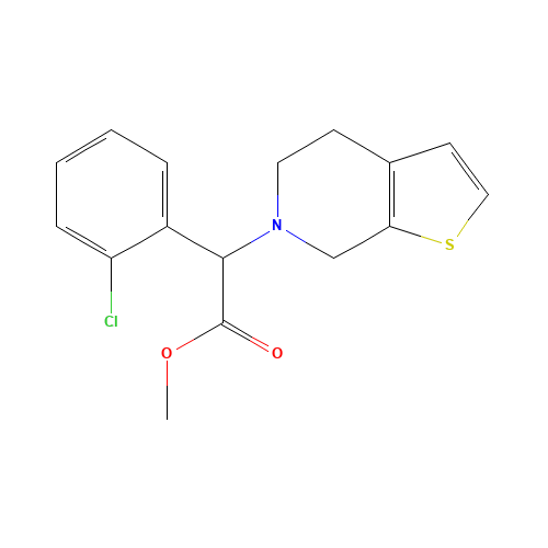 Methyl 2-(2-chlorophenyl)-2-(4,5-dihydrothieno-[2,3-c]pyridin-6(7H)-yl)acetate (CAS: 144457-43-2) - Related Chemical Product