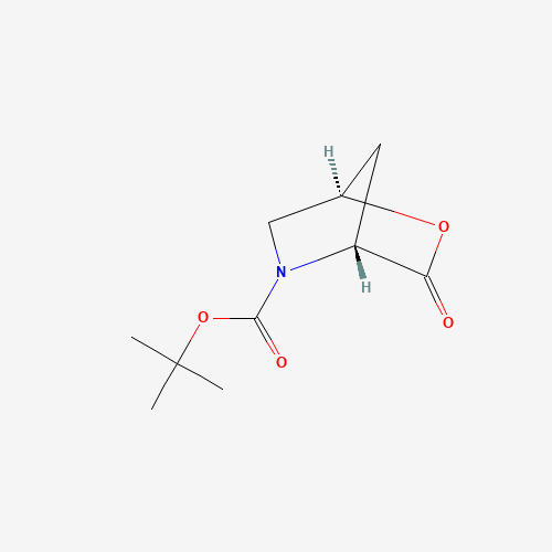 (1R,4R)-tert-Butyl-3-oxo-2-oxa-5-azabicyclo-[2.2.1]heptane-5-carboxylate (CAS: 848488-70-0) - Related Chemical Product