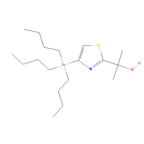 2-(4-(Tributylstannyl)thiazol-2-yl)propan-2-ol (CAS: 1245816-16-3) - Related Chemical Product