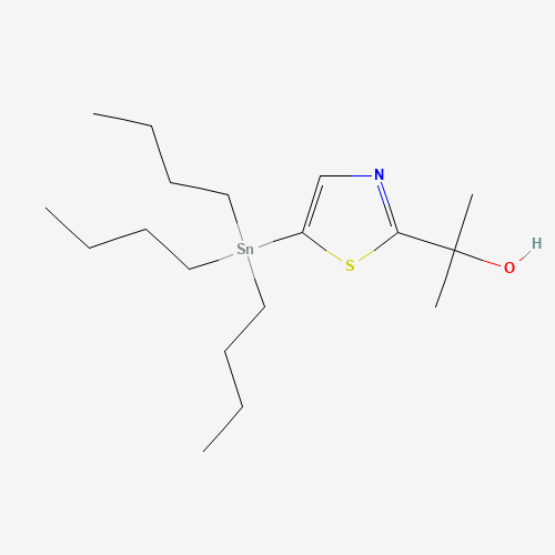 2-(5-(Tributylstannyl)thiazol-2-yl)propan-2-ol (CAS: 1245816-17-4) - Related Chemical Product
