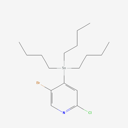 5-Bromo-2-chloro-4-(tributylstannyl)pyridine (CAS: 821773-99-3) - Related Chemical Product
