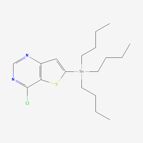 4-Chloro-6-(tributylstannyl)-thieno[3,2-d]pyrimidine (CAS: 875339-90-5) - Related Chemical Product