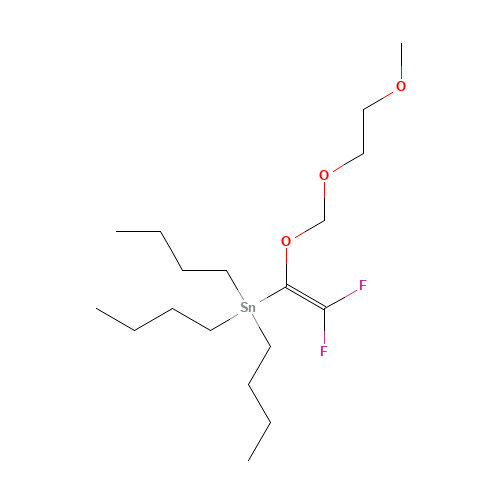 Tributyl[2,2-difluoro-1-(2-methoxyethoxymethoxy)-vinyl]stannane (CAS: 170941-63-6) - Related Chemical Product