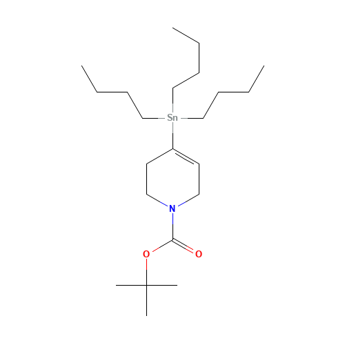 3,6-Dihydro-4-(tributylstannyl)-1(2H)-pyridinecarboxylic acid t-butyl ester (CAS: 208465-07-0) - Related Chemical Product