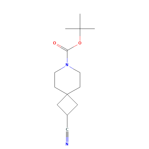 2-Cyano-7-azaspiro[3.5]nonane-7-carboxylic acid tert-butyl ester (CAS: 203662-66-2) - Related Chemical Product
