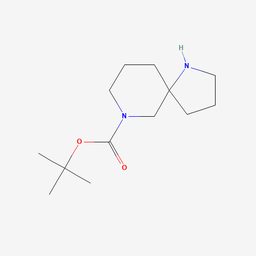 1,7-Diazaspiro[4.5]decane-7-carboxylic acid tert-butyl ester (CAS: 939793-21-2) - Chemical Structure and Molecular Formula 