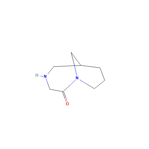 1,4-Diazabicyclo[4.3.1]decan-2-one (CAS: 1000577-75-2) - Chemical Structure and Molecular Formula 