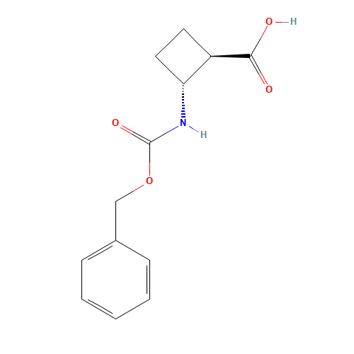 trans-2-Benzyloxycarbonylaminocyclobutane-carboxylic acid (CAS: 1212272-03-1) - Related Chemical Product