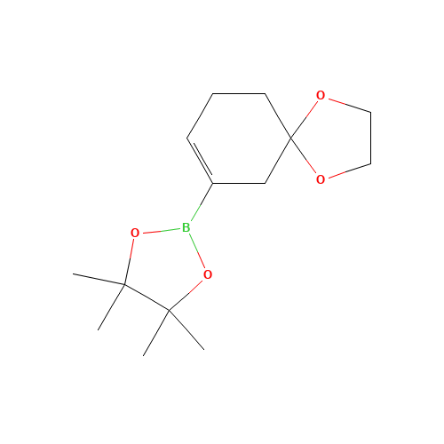 4,4,5,5-Tetramethyl-2-(1,4-dioxaspiro-[4.5]dec-7-en-7-yl)-1,3,2-dioxaborolane (CAS: 1049730-46-2) - Related Chemical Product