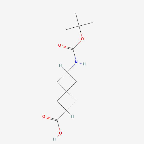 6-[(tert-Butoxycarbonyl)amino]spiro-[3.3]heptane-2-carboxylic acid (CAS: 1087798-38-6) - Related Chemical Product