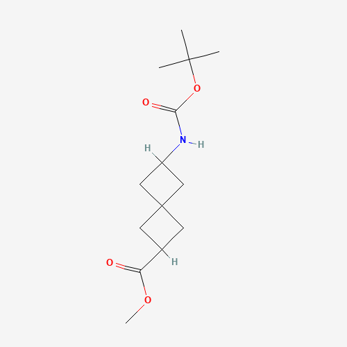 6-[(tert-Butoxycarbonyl)amino]spiro[3.3]-heptane-2-carboxylic acid methyl ester (CAS: 170508-14-2) - Related Chemical Product