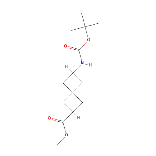 6-[(tert-Butoxycarbonyl)amino]spiro[3.3]-heptane-2-carboxylic acid methyl ester (CAS: 170508-14-2) - Related Chemical Product