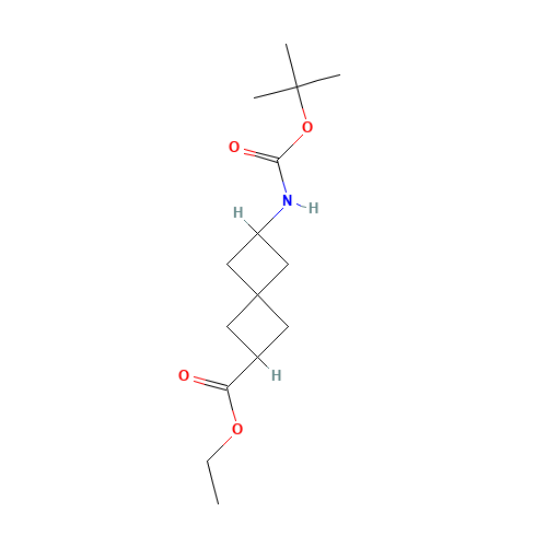 6-[(tert-Butoxycarbonyl)amino]spiro[3.3]-heptane-2-carboxylic acid ethyl ester (CAS: 1272412-66-4) - Related Chemical Product