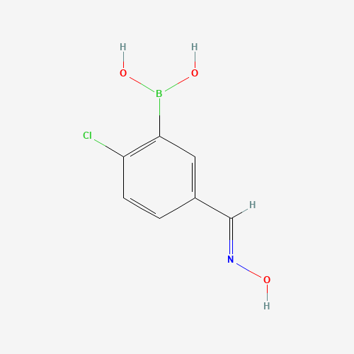 2-Chloro-5-(hydroxyiminomethyl)phenylboronic acid (CAS: 1272412-67-5) - Related Chemical Product