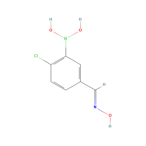 2-Chloro-5-(hydroxyiminomethyl)phenylboronic acid (CAS: 1272412-67-5) - Related Chemical Product