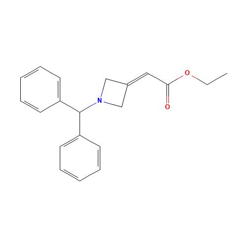 Ethyl 2-(1-benzhydrylazetidin-3-ylidene) acetate (CAS: 158602-32-5) - Related Chemical Product