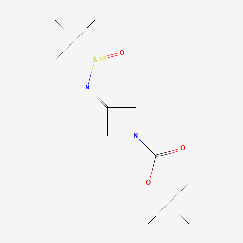 tert-Butyl 3-tert-butylsulfinyliminoazetidine-1-carboxylate (CAS: 1291487-32-5) - Related Chemical Product