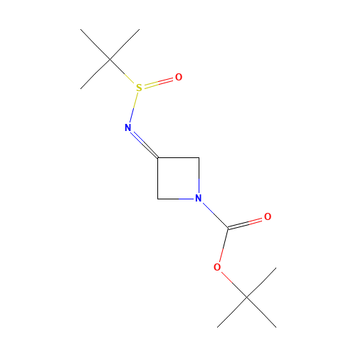 tert-Butyl 3-tert-butylsulfinyliminoazetidine-1-carboxylate (CAS: 1291487-32-5) - Related Chemical Product