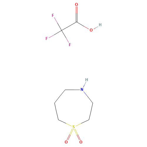 1,4-Thiazepane-1,1-dioxide trifluoroacetate (CAS: 756815-81-3) - Related Chemical Product