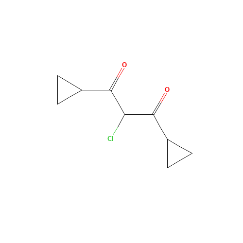 2-Chloro-1,3-dicyclopropylpropane-1,3-dione (CAS: 473924-29-7) - Related Chemical Product