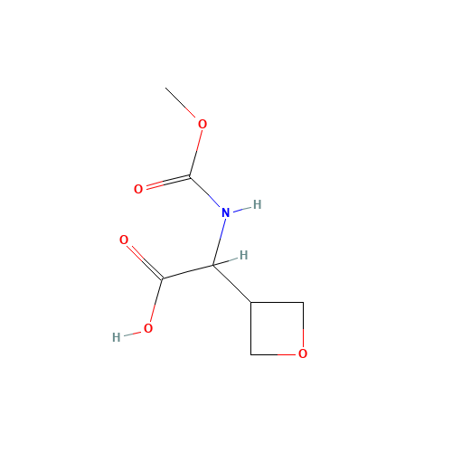 2-(Methoxycarbonylamino)-2-(oxetan-3-yl)acetic acid (CAS: 1009120-05-1) - Related Chemical Product