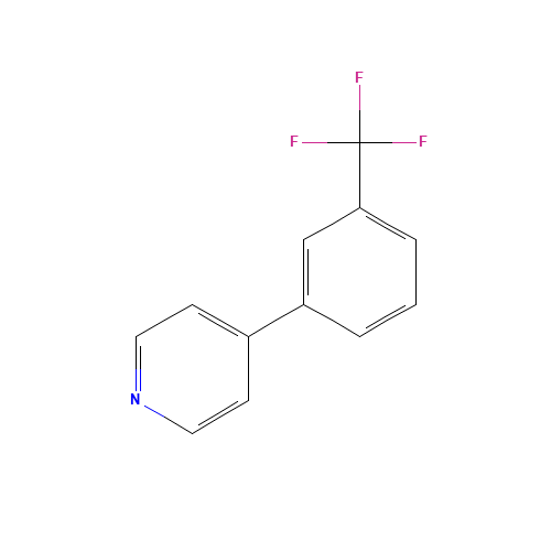 4-(3-(Trifluoromethyl)phenyl)pyridine (CAS: 5957-98-2) - Related Chemical Product