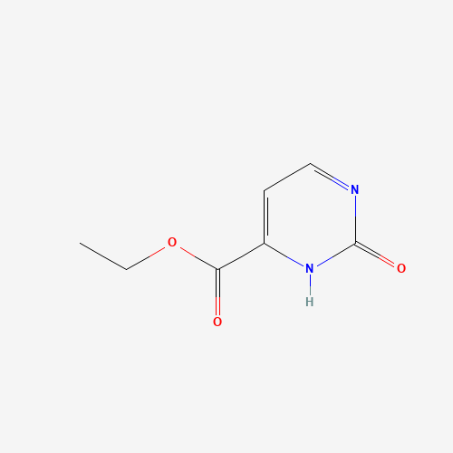 Ethyl 2-hydroxypyrimidine-4-carboxylate (CAS: 306961-02-4) - Chemical Structure and Molecular Formula 