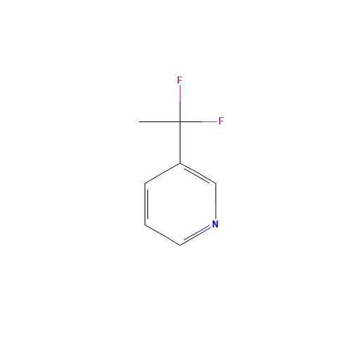 3-(1,1-Difluoroethyl)pyridine (CAS: 114468-03-0) - Related Chemical Product